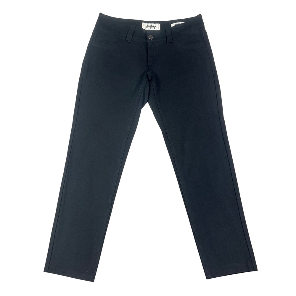 Daytrip Virgo Skinny Pants Black Mid‎ Rise Stretch Size 27R Womens Casual Chic